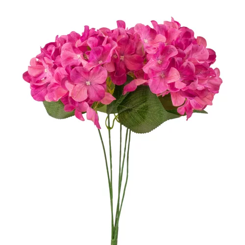 Real touch hortenzia ág, 73cm magas - Lila