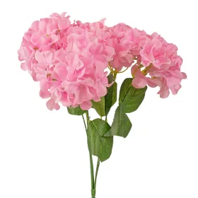 Real touch hortenzia ág, 73cm magas - Rózsaszín