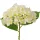 Real touch hortenzia, 21cm magas, virágfej  átmérő: 15cm - Krém