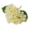 Real touch hortenzia, 21cm magas, virágfej  átmérő: 15cm - Krém