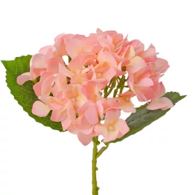   Real touch hortenzia, 21cm magas, virágfej  átmérő: 15cm - Rózsaszín