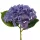 Real touch hortenzia, 21cm magas, virágfej  átmérő: 15cm - Kékes lila