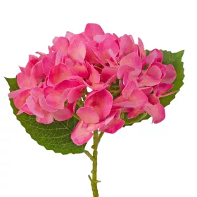   Real touch hortenzia, 21cm magas, virágfej  átmérő: 15cm - Rózsaszín