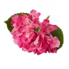 Real touch hortenzia, 21cm magas, virágfej  átmérő: 15cm - Rózsaszín