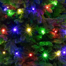 DOT LED-es fényfüzér, 15 + 3m, színes