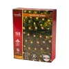 DOT LED-es fényfüzér, 15 + 3m, melegfehér