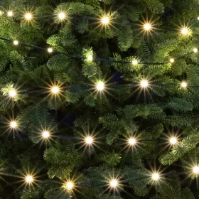 DOT LED-es fényfüzér, 30 + 3m, melegfehér
