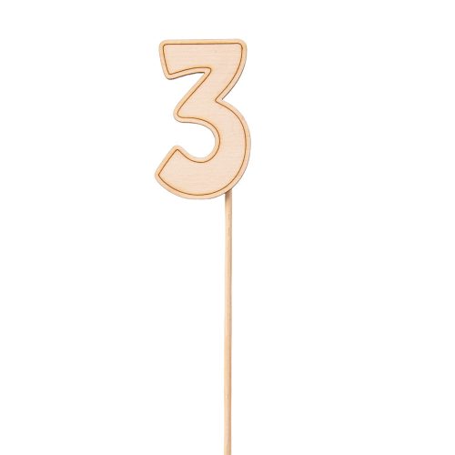 Number stick 3.5 x 29cm - 3