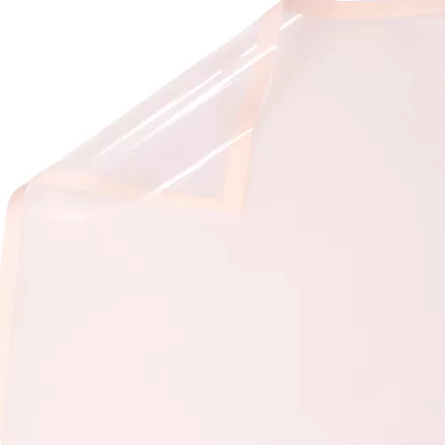 Transparent Foil Sheet with Powder Pink Frame 57 x 57cm, 20pcs.