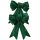 Velvet Bow Set, 15 x 17cm, 2pcs - Dark Green