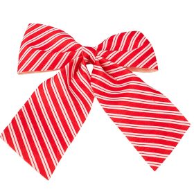 Red-White Striped Bow, 28 x 34cm
