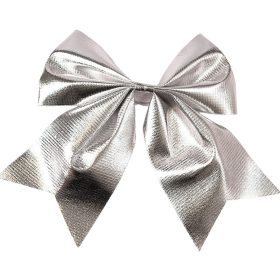 Shiny Silver Bow, 20 x 24cm