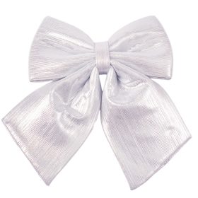 Shiny Bow, 20 x 24cm - Silver
