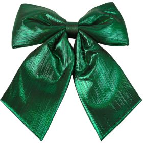 Shiny Bow, 28 x 34cm - Dark Green