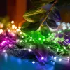 Micro LED fényfüzér, 2.9m + 30cm, 30 színes micro LED