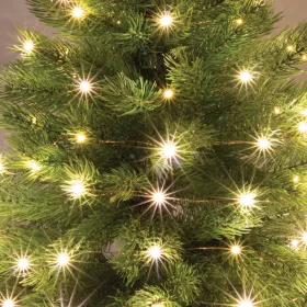   Micro LED fényfüzér, 4.9m + 30cm, 50 melegfehér micro LED