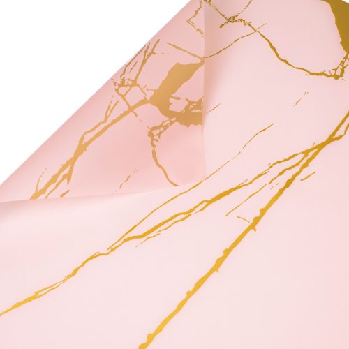 Marble pattern foil roll 58cm x 10m - Powder Pink