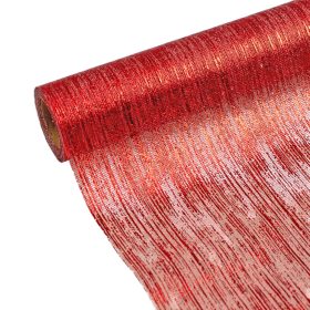 Borneo metál szövet 36cm x 5m - Piros
