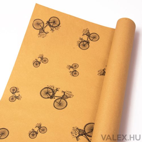 Natúr kraft papír 61cm x 43cm - Biciklis (20db.)