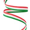 Hungarian national coloured grosgrain ribbon, coloured in material, 2 sided - 10mm x 20m