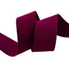 Bársony szalag, 2 oldalas, 25mm x 10m - Wine red