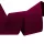 Bársony szalag, 2 oldalas, 40mm x 10m - Wine red