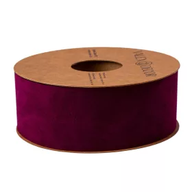 Bársony szalag, 2 oldalas, 40mm x 10m - Wine red