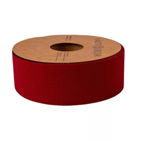 Bársony szalag, 2 oldalas, 40mm x 10m - Bordó