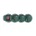 3-Way Extension Cord with Switch, 5 m, 3x1.5 mm², Green
