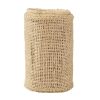 Nature jute roll with sewn edge 10cm x 5m