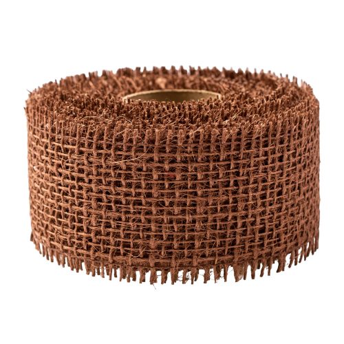 Jute ribbon 5cm x 9m - Light brown