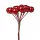 Berry Decorative Pick, 12 stems, 10cm high - Burgundy