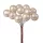 Berry Decorative Pick, 12 stems, 10cm high - Ecru