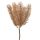 Fenyőág dekor köteg, 6 szál, 20 cm magas - Arany

