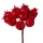 Pomegranate Decorative Pick Ø 2cm, 12 Stems, 11cm Tall - Red