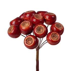 Bogyós dekor pick Ø 1.9cm, 12 szál, 11cm magas - Barna