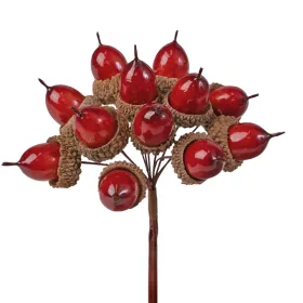 Makk dekor pick Ø 1.5cm, 12 szál, 11cm magas - Barna