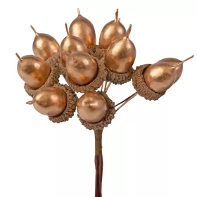 Makk dekor pick Ø 1.5cm, 12 szál, 11cm magas - Arany