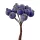 Rosehip Decorative Pick Ø 1.2cm, 12 Stems, 11cm Tall - Dark Blue