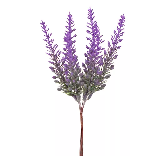 Levendula dekor pick köteg, 16cm magas - Lila