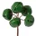 Metal Decorative Bell Bundle Ø 3cm, 6 Stems, 11cm Tall - Dark Green