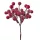 Berry Decorative Bundle, 5 Stems, 15cm Tall - Red