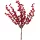Berry Decorative Bundle, 5 Stems, 23cm Tall - Red
