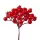 Berry Decorative Bundle Ø 1.2cm, 4 Stems, 14cm Tall - Red
