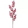 Berry Decorative Branch, 68cm Tall - Red