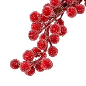 Berry Decorative Branch, 68cm Tall - Red