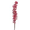 Berry Decorative Branch, 68cm Tall - Red