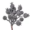 Berry Decorative Bundle Ø 1.5cm, 5 Stems, 16cm Tall - Black