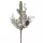 Winter Berry and Pine Decorative Pick, 28cm Tall - White/Green