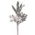 Winter Berry and Pine Decorative Pick, 31cm Tall - White/Green